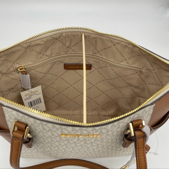 Michael Kors Charlotte Large Top Zip Tote Bag - Picture 5 of 9